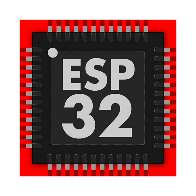 ESP32 microcontroller chip, ideal for IoT and smart home projects with Wi-Fi and Bluetooth capabilities.