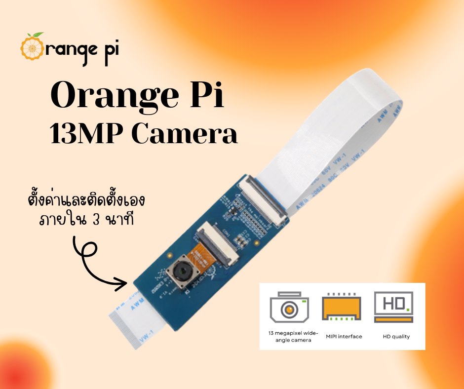 ปกบทความกล้อง Orange Pi 13MP