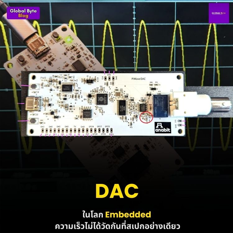 DAC ในโลก Embedded ความเร็วไม่ได้วัดกันที่สเปกอย่างเดียว
