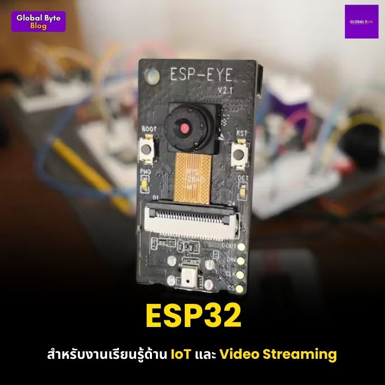 ESP32 สำหรับงานเรียนรู้ด้าน IoT และ Video Streaming