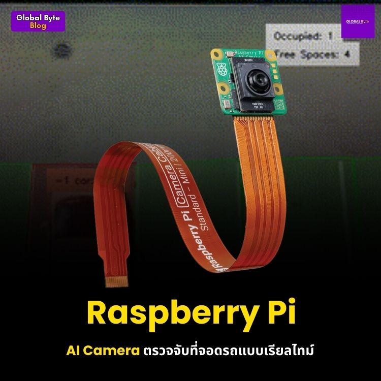 Raspberry Pi AI Camera ตรวจจับที่จอดรถแบบเรียลไทม์