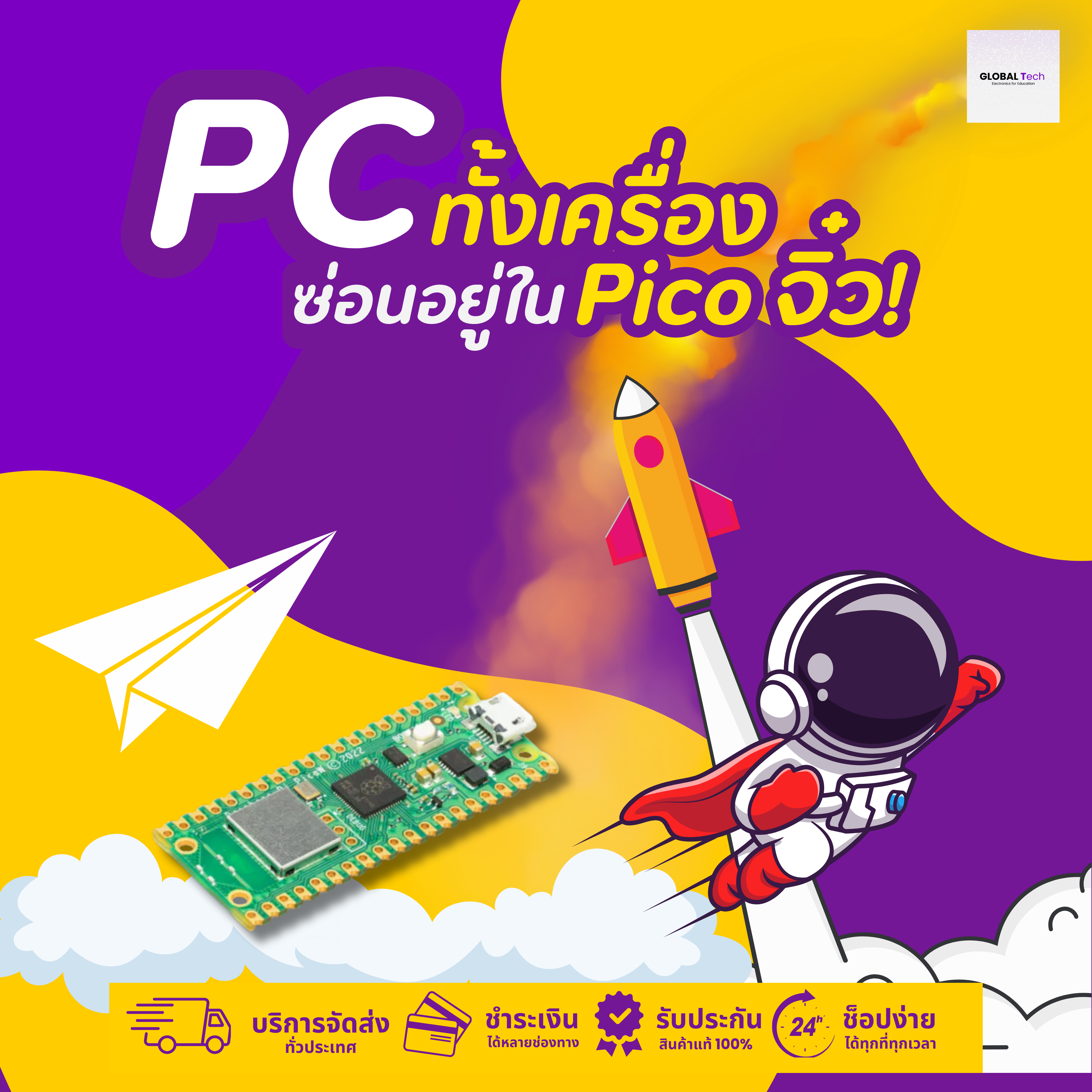The PC in Your Pico – แปลง Raspberry Pi Pico ให้กลายเป็นพีซี DOS จิ๋ว (pico-286)
