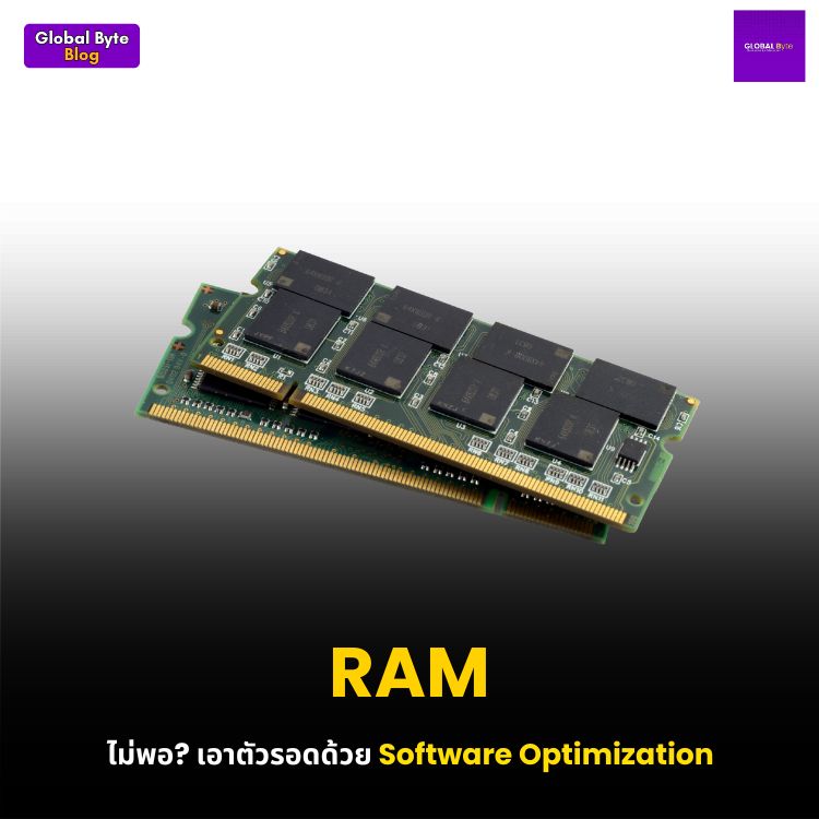 RAM ไม่พอ? เอาตัวรอดด้วย Software Optimization