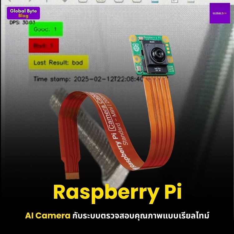 Raspberry Pi AI Camera กับระบบตรวจสอบคุณภาพแบบเรียลไทม์