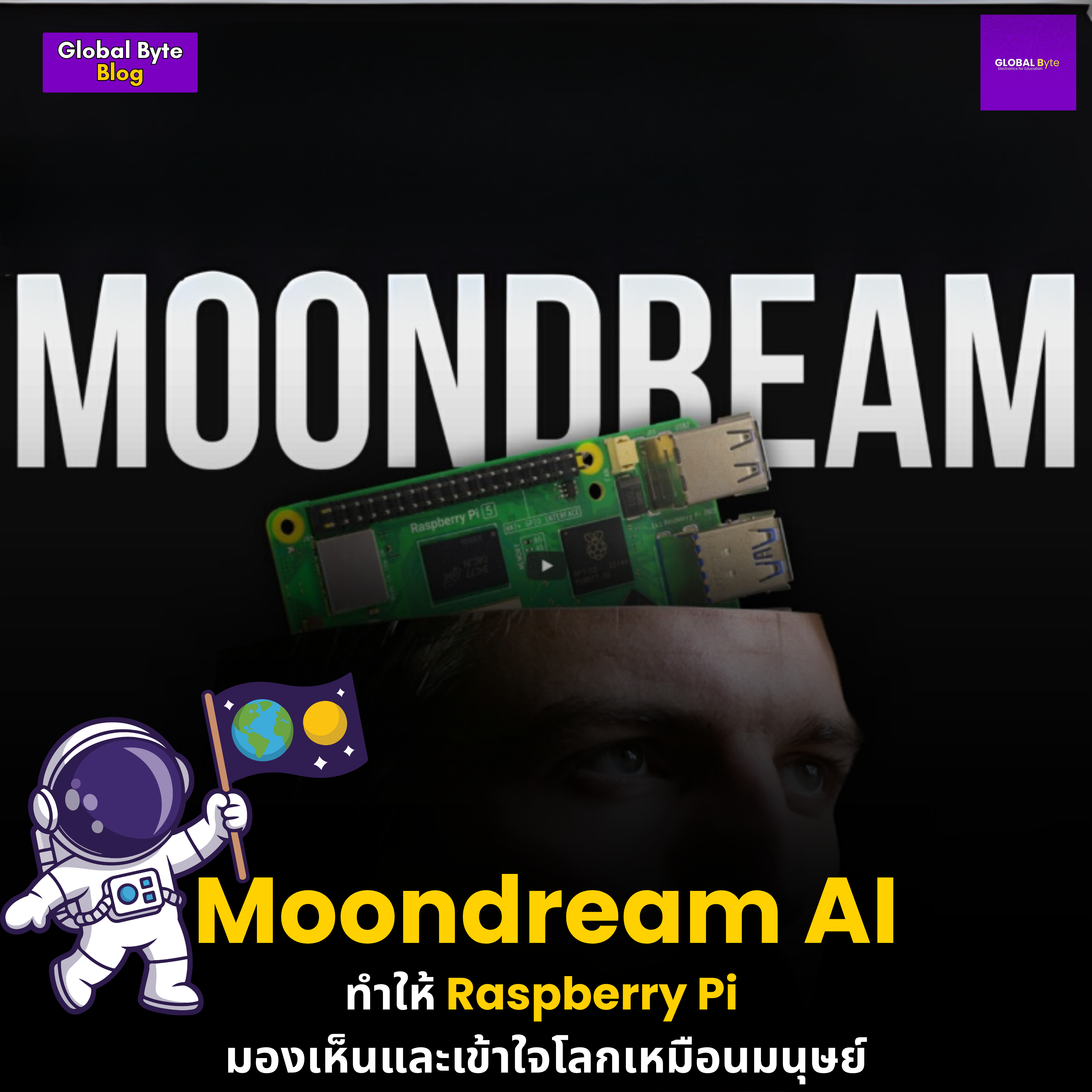 Moondream AI: ทำให้ Raspberry Pi มองเห็นและเข้าใจโลกเหมือนมนุษย์