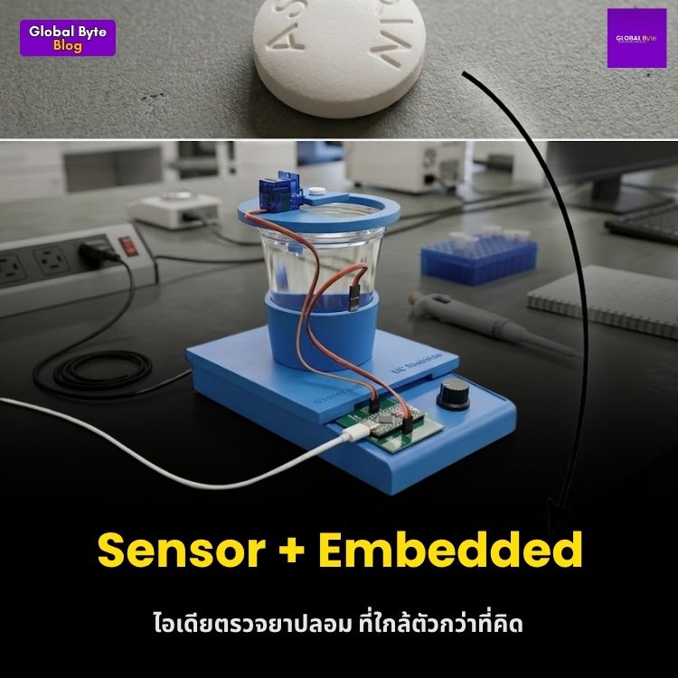 สร้างเครื่องตรวจ "ยาปลอม" ด้วยงบหลักพัน! ทำความรู้จักเทคโนโลยี Disintegration Fingerprinting
