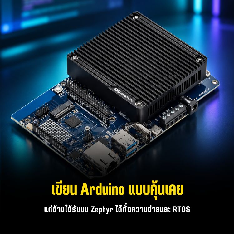 ArduinoCore-Zephyr 1.0.0 เพิ่ม VENTUNO Q และ Nicla Vision