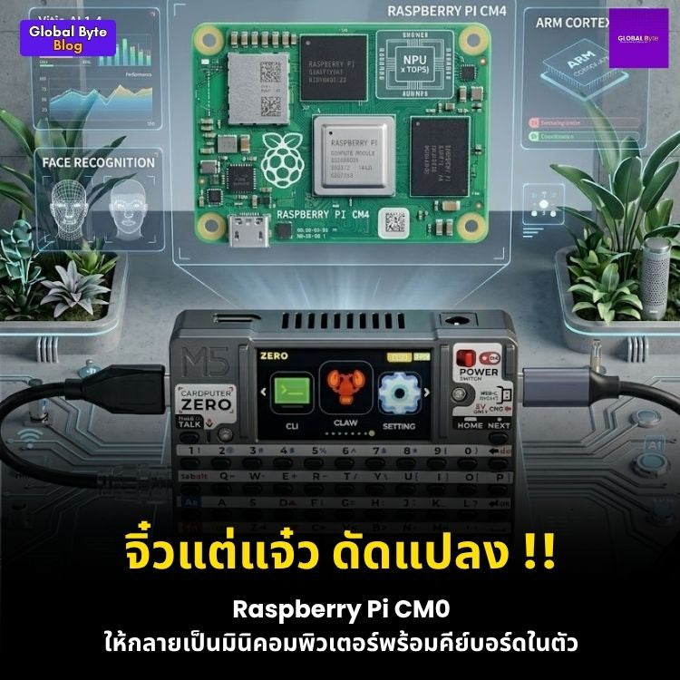 ของเล่นใหม่สายเทค! CardputerZero คอมพิวเตอร์พกพาไซส์จิ๋ว ขุมพลัง Raspberry Pi CM0