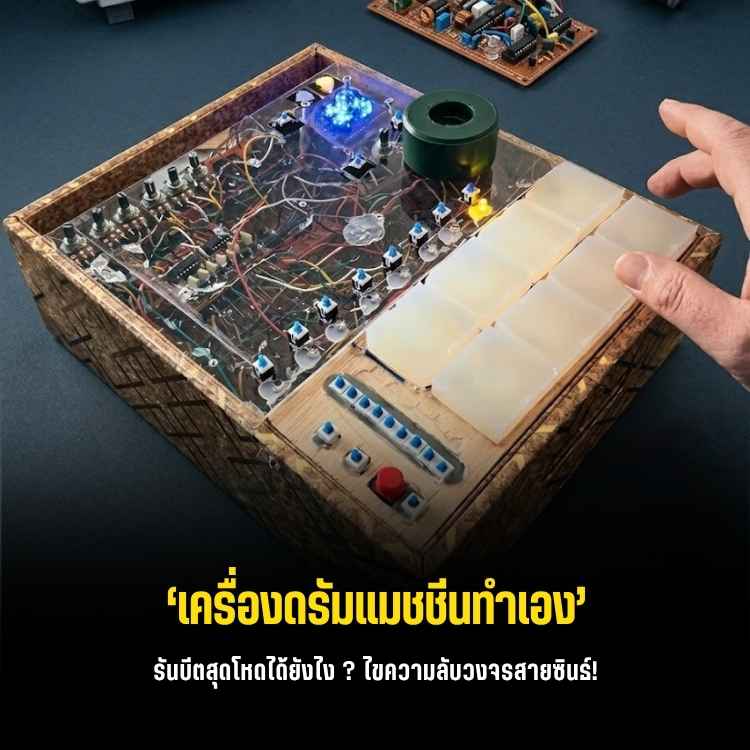 สร้าง Drum Machine แบบ DIY 100%! จาก Piezo เซนเซอร์สู่วงจรซีเควนเซอร์สุดโหด