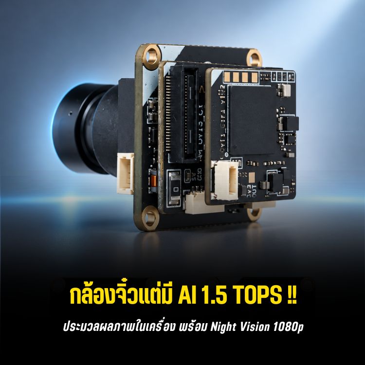 Ovis กล้อง Edge AI 1.5 TOPS ที่มองกลางคืนเป็นสีได้