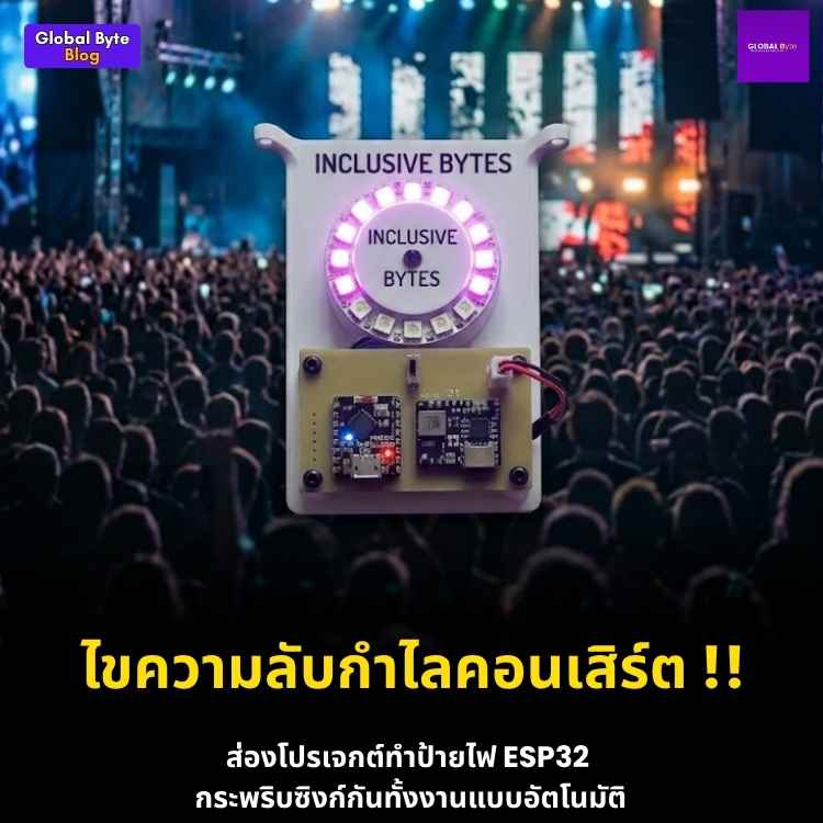 สร้างป้ายไฟ RGB อัจฉริยะ ซิงค์จังหวะแสงสีกันเองได้อัตโนมัติด้วย ESP32!