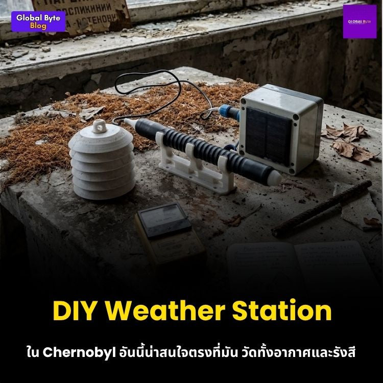 สุดจัด! ชำแหละสถานีตรวจวัดอากาศ DIY กลางเมืองร้างเชอร์โนบิล ☢️⛅
