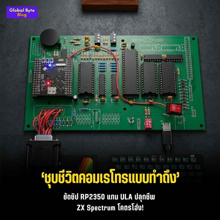ปลุกชีพคอมยุค 80s! สร้างคอม 8-bit ZX Spectrum ด้วยพลังชิป RP2350