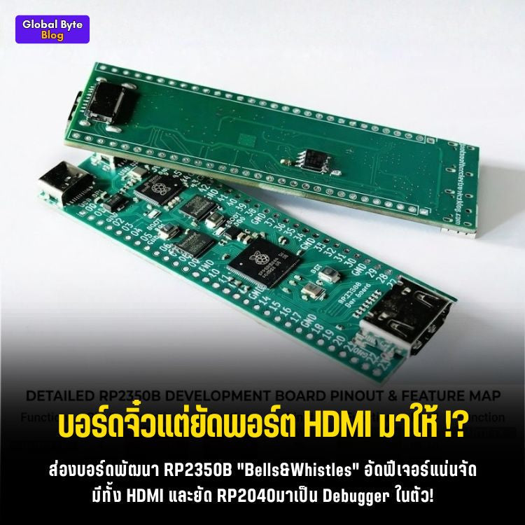 ครบจบในบอร์ดเดียว! รีวิว RP2350B Bells&Whistles มี Debugger ในตัว