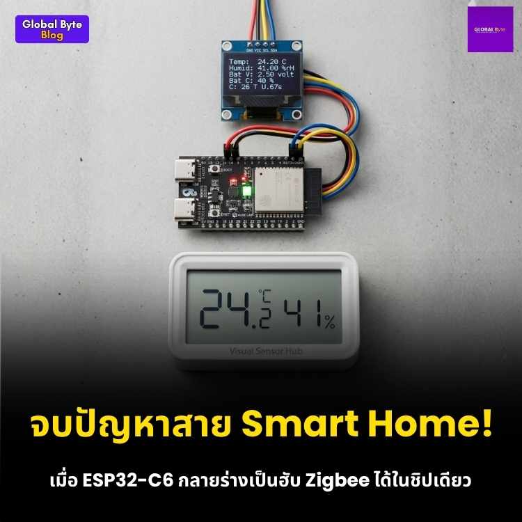 เปลี่ยน ESP32-C6 ให้เป็นศูนย์กลางเครือข่าย Zigbee (Coordinator) และอุปกรณ์ส่งข้อมูล (End Device) สุดเจ๋ง!