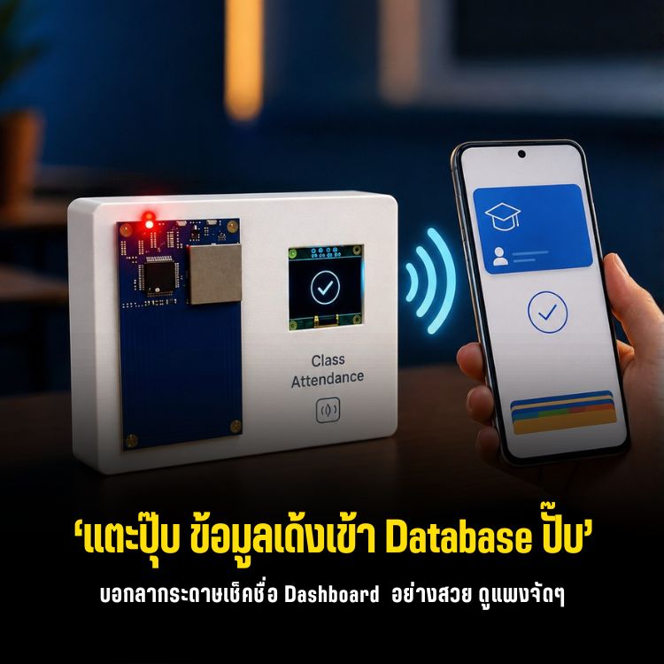 สร้างระบบเช็กชื่อ Apple Wallet & RFID ด้วย Arduino UNO R4