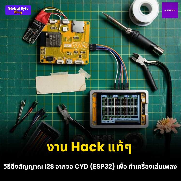 แปลงบอร์ดจอเหลือง (CYD) เป็นเครื่องเล่นเพลง "Win95 Tracker" สุดคลาสสิก!