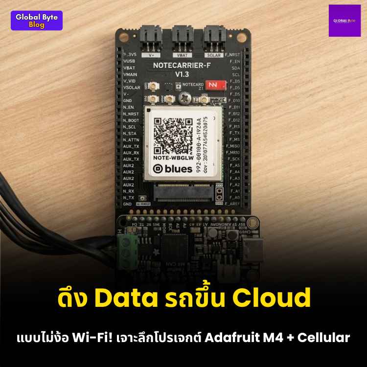 แฮ็กข้อมูลรถยนต์ผ่านพอร์ต OBD-II ดึง CAN Bus ส่งขึ้น Cloud แบบเรียลไทม์!