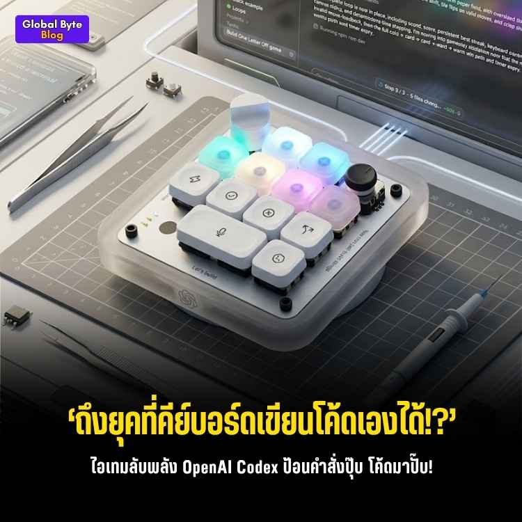 ฮาร์ดแวร์แรกของ OpenAI! ส่องสเปก Codex Micro คีย์บอร์ดสั่งงาน AI ล้วนๆ