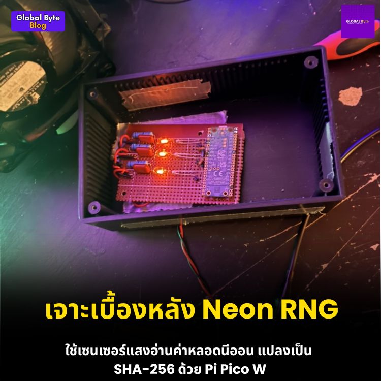 สร้างตัวสุ่มตัวเลขสุดคลาสสิกด้วยหลอดไฟนีออนวินเทจและบอร์ด Raspberry Pi Pico W!
