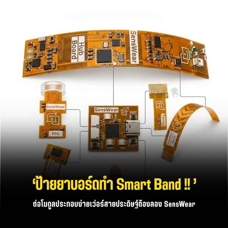 ทำ Smart Ring ใช้เองด้วย SensWear แพลตฟอร์มแผงวงจรงอได้สุดล้ำ!