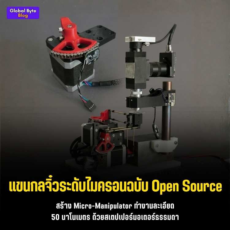 แหกกฎฟิสิกส์! ทำ Micro-Manipulator ขยับละเอียดยิบระดับนาโนเมตรด้วย Pico 2