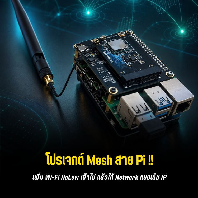 OpenMANET คืออะไร? Mesh Wi-Fi HaLow ที่ส่งได้มากกว่าแค่ข้อความ