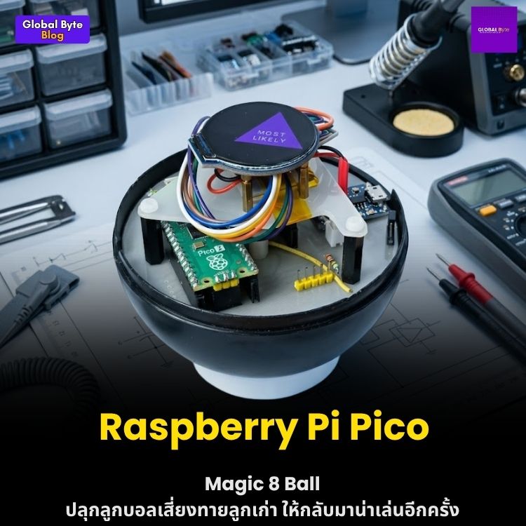 ชุบชีวิตลูกแก้วทำนายฝัน! สร้าง Magic 8-Ball อัจฉริยะด้วย Raspberry Pi