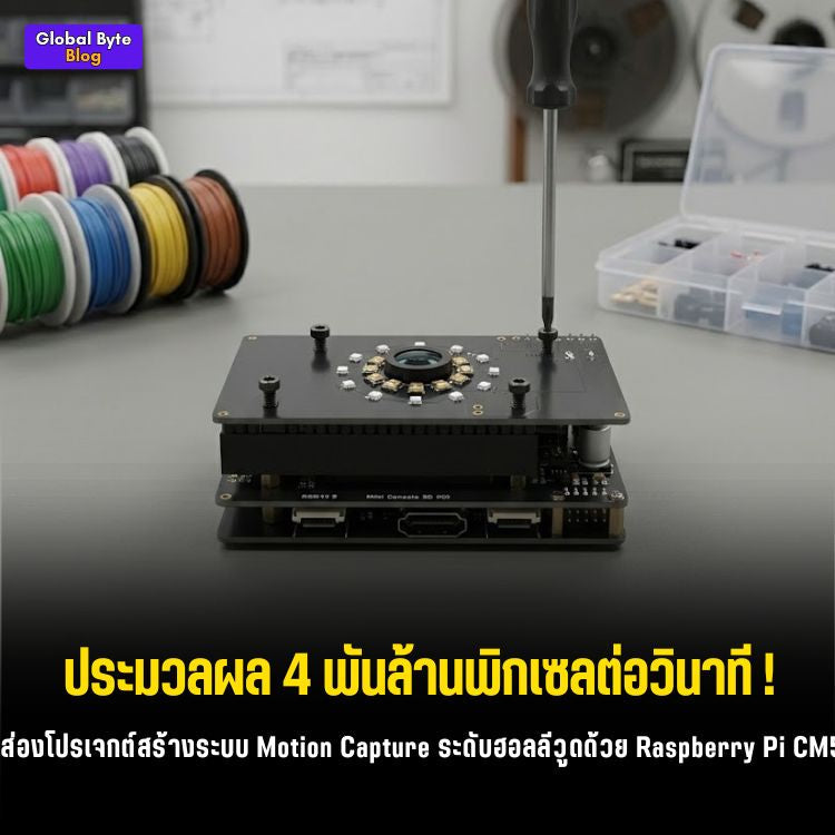 ทะลุขีดจำกัด! สร้างระบบ Motion Capture สไตล์ฮอลลีวูดด้วยกล้อง DIY 16 ตัว