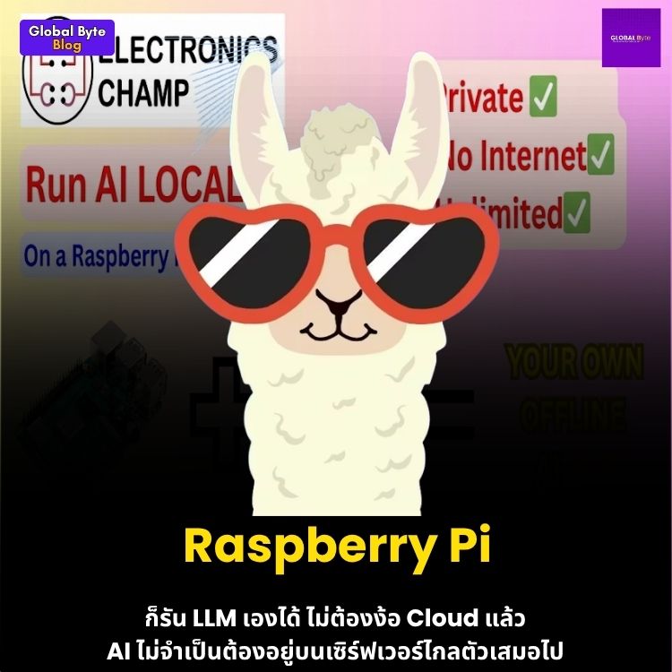 รัน AI ส่วนตัวบน Raspberry Pi: เป็นเจ้าของ LLM แบบ 100% ไม่ง้อคลาวด์!
