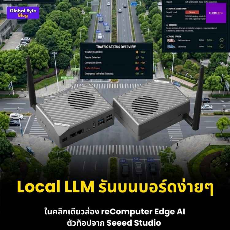 รีวิว reComputer RK3576/RK3588: บอร์ด Edge AI สุดตึง พร้อมรัน AI ในคลิกเดียว!