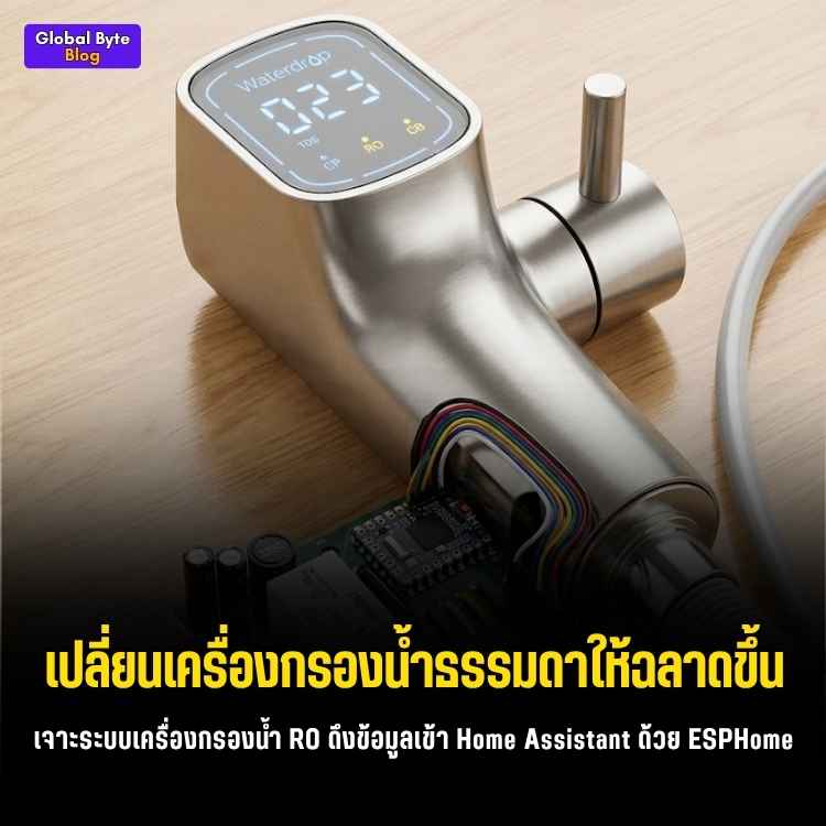 แฮกเครื่องกรองน้ำ RO! ดึงข้อมูลเข้า Home Assistant สายสมาร์ทโฮมต้องมุง