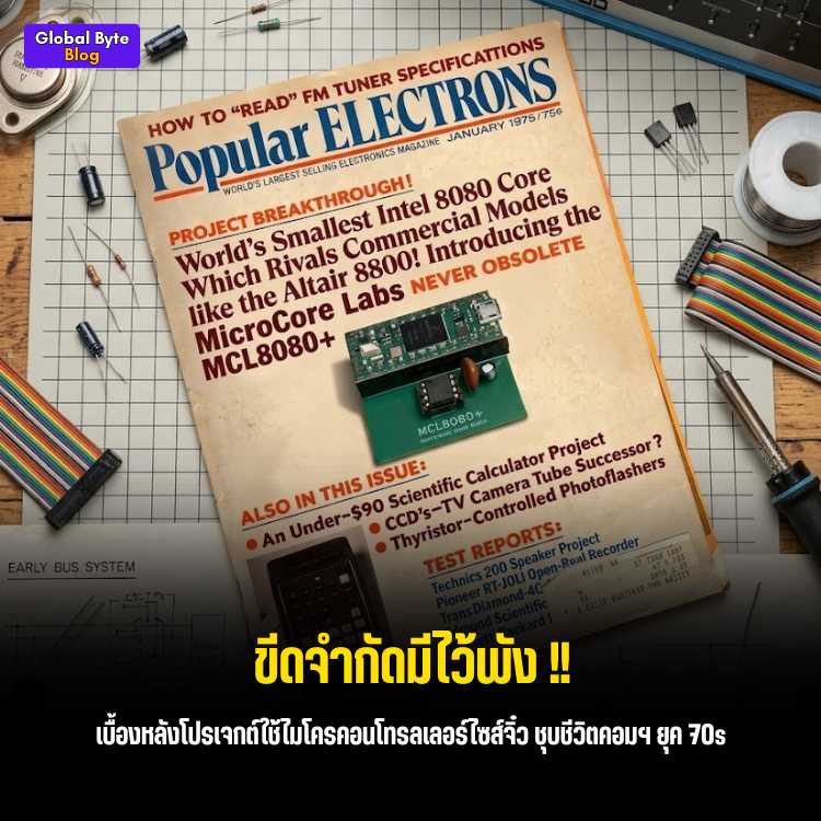 สายหาทำจัด! จับชิปจิ๋ว ATtiny85 มาจำลองซีพียูระดับตำนาน Intel 8080