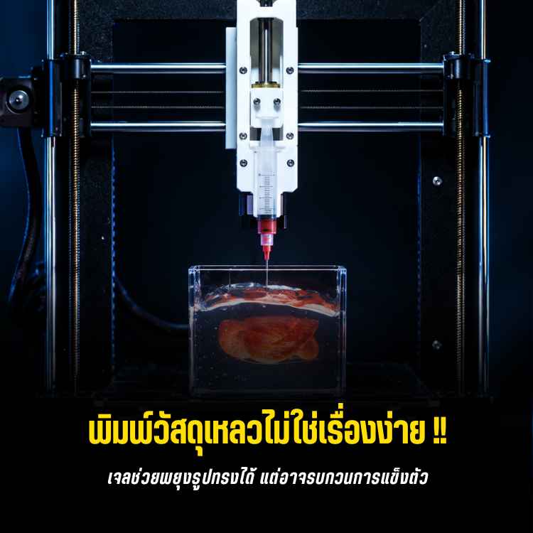 embedded 3D printing silicone