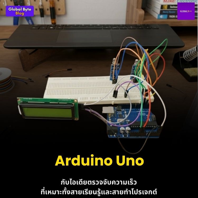 สร้างเครื่องจับความเร็ว (Speed Detector) ง่ายๆ ด้วย Arduino Uno ฉบับจับมือทำ!