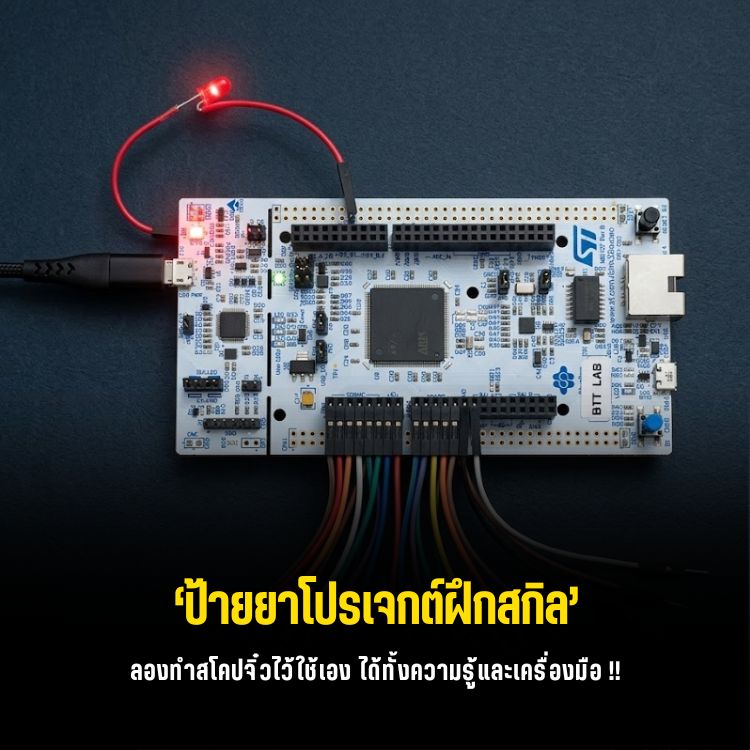 สร้างออสซิลโลสโคป DIY ด้วยบอร์ด STM32F207 2 MSPS