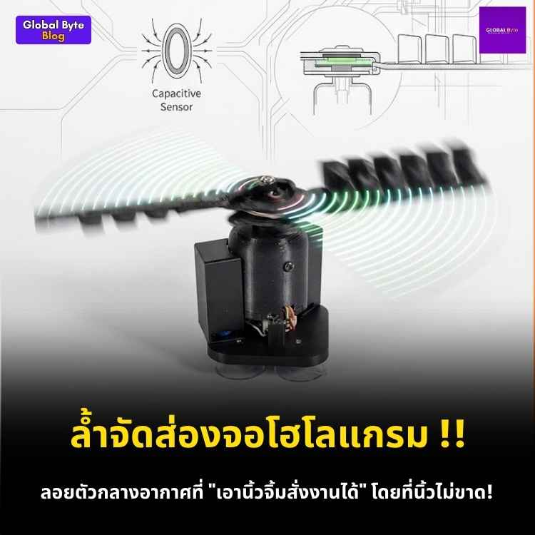 จอ POV สัมผัสได้! BloomBeacon สร้างปุ่มลอยกลางอากาศสุดล้ำ