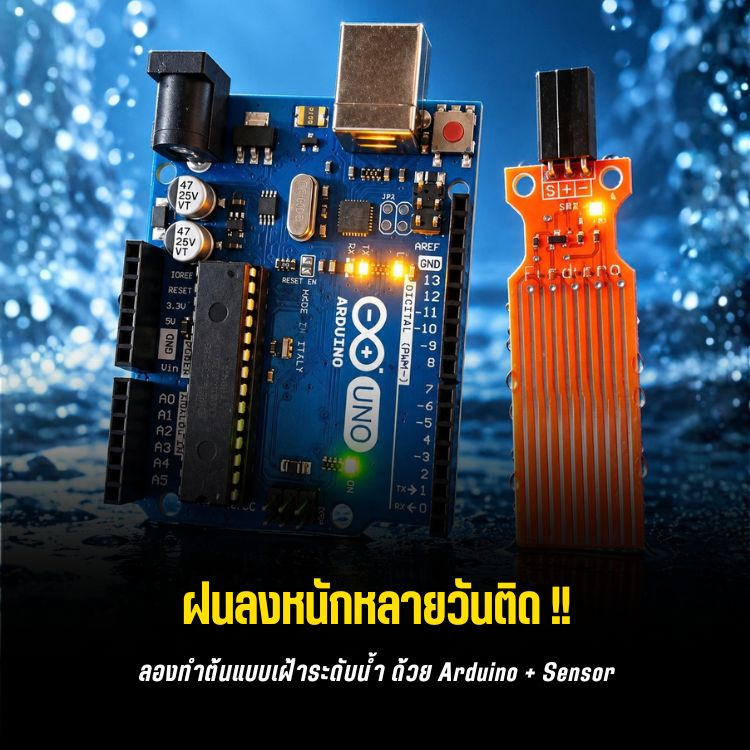 Arduino Water Level Sensor: อ่านระดับน้ำด้วย Analog A0