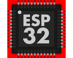 ESP32 microcontroller chip, ideal for IoT and smart home projects with Wi-Fi and Bluetooth capabilities.