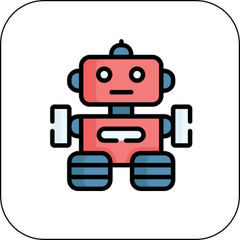 ไอคอน Robotics หุ่นยนต์