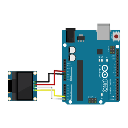 จอ OLED I2C สำหรับโปรเจกต์