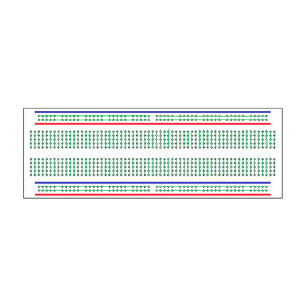 Breadboard 830 รู แผ่นทดลองวงจร