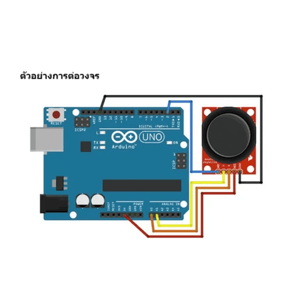 โมดูลจอยสติ๊ก PS2 XY ใช้กับ ESP32 ESP8266