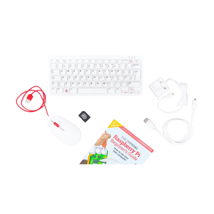 อะแดปเตอร์และสาย HDMI ในชุด Raspberry Pi 400 EU