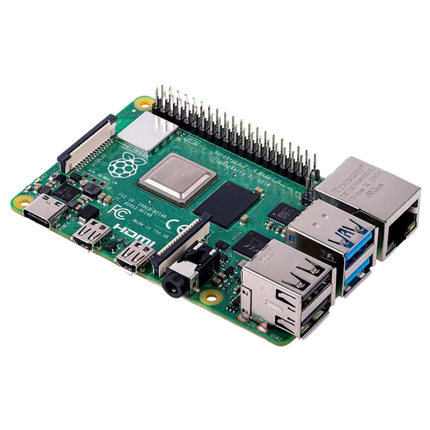Raspberry Pi 4 Model B พร้อมพอร์ตเชื่อมต่อ