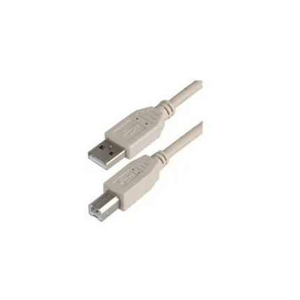 สาย USB 2.0 A Male to B Male 1 เมตร สีเทา