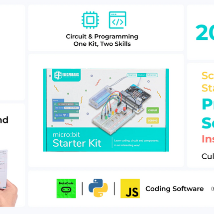 ส่วนประกอบชุด Elecfreaks Micro:bit Starter Kit