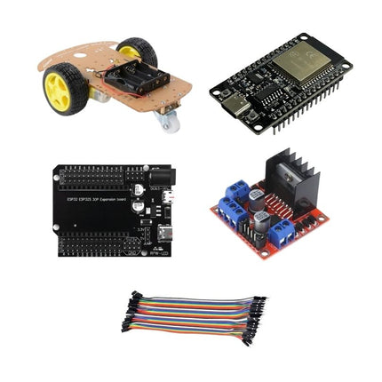 ESP32 Wi-Fi SmartBot  โปรเจกต์ชุดหุ่นยนต์อัจฉริยะ ESP32 ควบคุมผ่าน Wi-Fi - บริษัท โกลบอลโทรนิค อินเตอร์เทรด จำกัด 