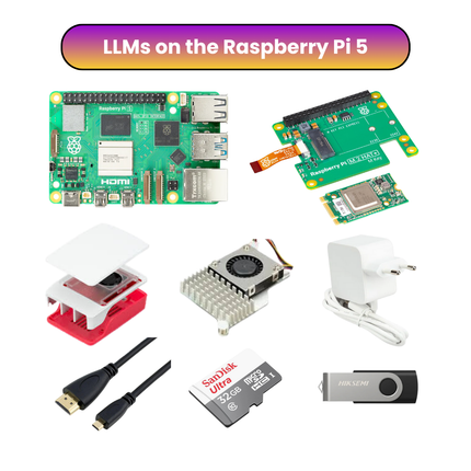 อุปกรณ์สำหรับ Project LLMs บน Raspberry Pi 5