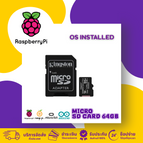 64GB  Kington (Including Raspberry Pi OS)
